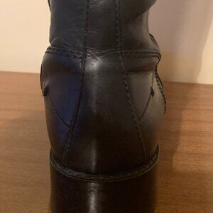 Black Leather Riding Boots